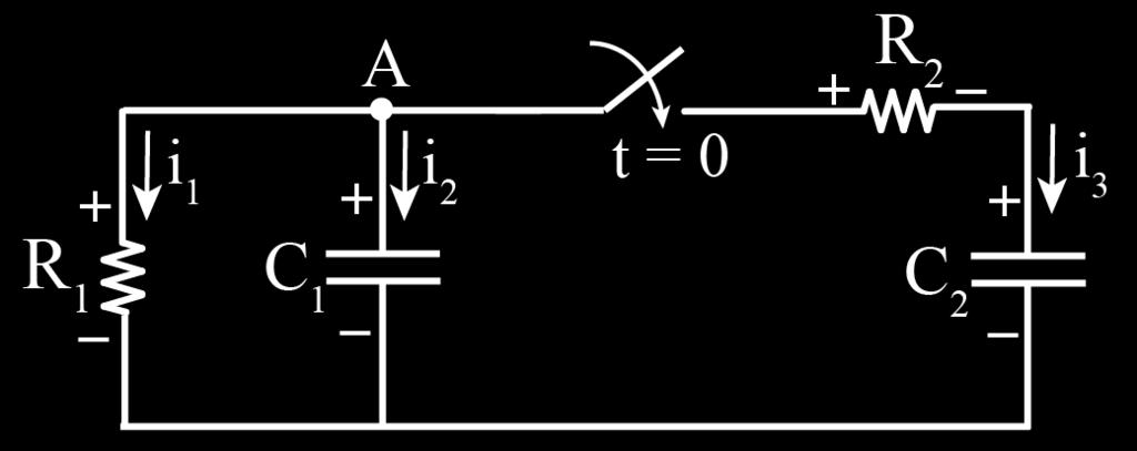 Figure : A secon orer circuit states that there exists only one solution for a given initial conition, so we o not nee to search for more.