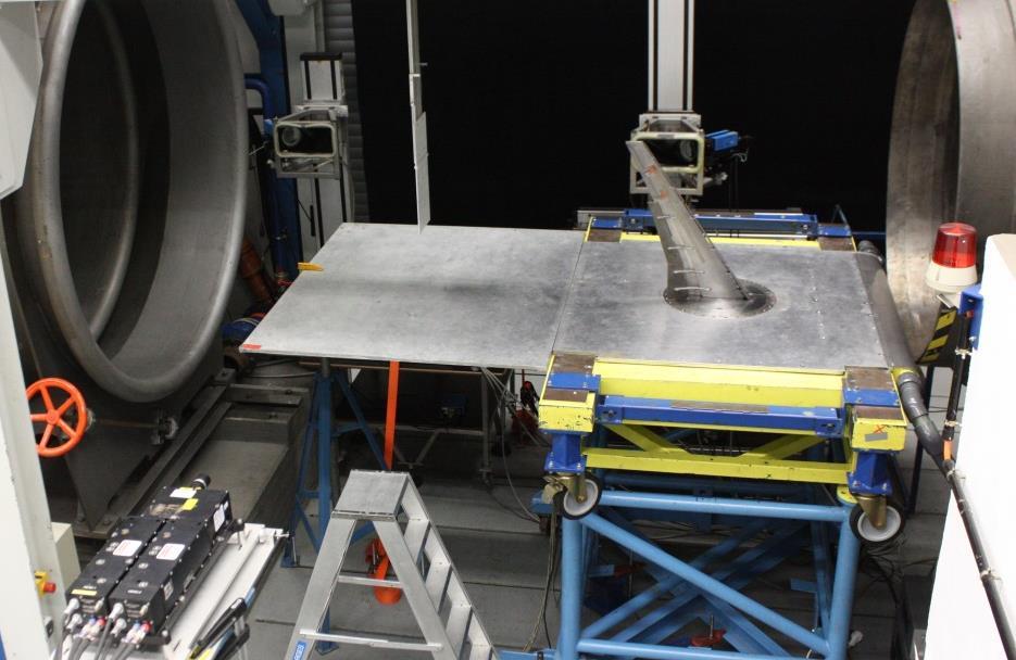 Current validation in the nearfield Windtunnel and measurement configurations Flap Vortex Camera