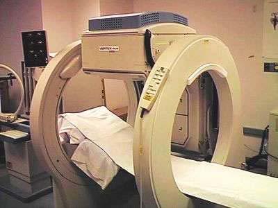 Gamma camera A device to view and analyse images of the human body due to the distribution of medically injected, inhaled, or ingested radionuclides emitting gamma ray A gamma camera consists of one