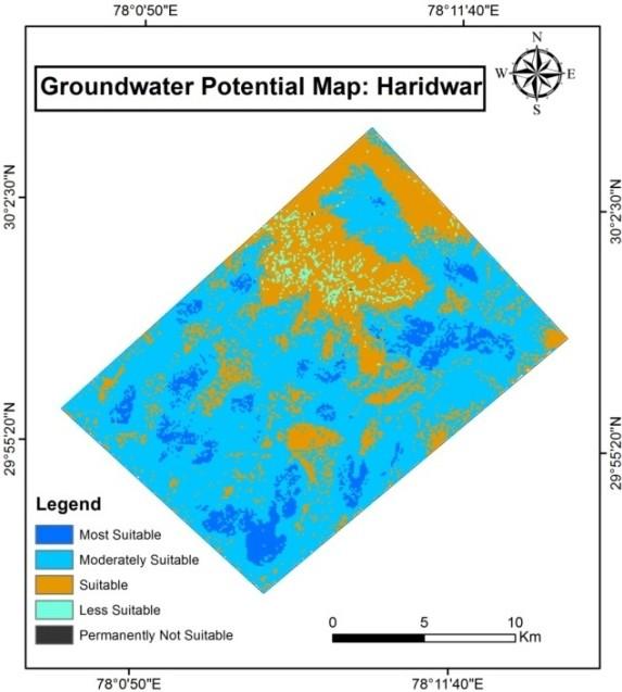 Preparation of Groundwater Potential Map Fig. 11.Lineament All the criteria in the map are converted in raster format, so that each pixel can be calculated and result can be determined.