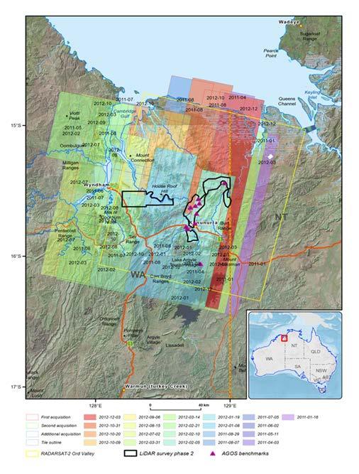 Notes on WorldDEM Evaluation Evaluation of WorldDEM product over Ord valley, Australia with LIDAR reference data Issues around temporal span of data used for