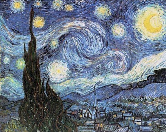 Two Mexican physicists, José Luis Aragón and Gerardo Naumis, have examined the patterns in Vincent van Gogh s Starry Night They found that the PDF of luminosity follows