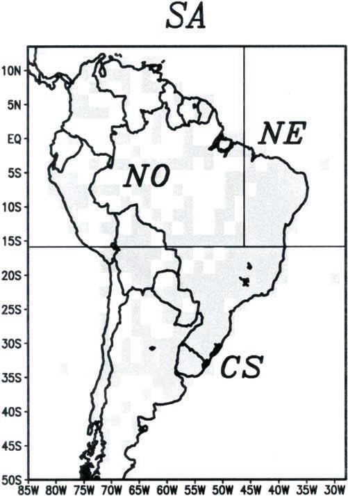 LBA 56-8 CHOU ET AL.: COUPLED ETA/SSIB MODEL OVER SOUTH AMERICA Figure 8. Same as Figure 7, except for November 1997.