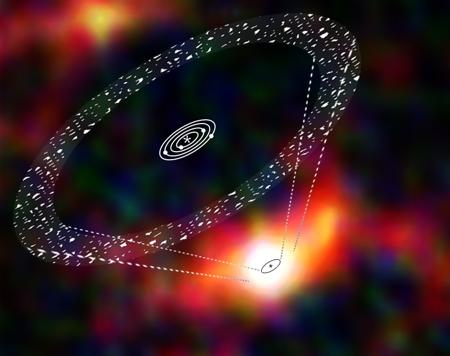 The discovery suggests that debris discs may