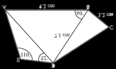 Find ***. (d) Find AC. (e) Find the area of quadrilateral ABCD.