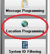 6. Location Programming: Allows for configuration of the locator names stored on the SuperCELL. A. Edit Mode: Allows editing of the location names in the Location Name fi eld.