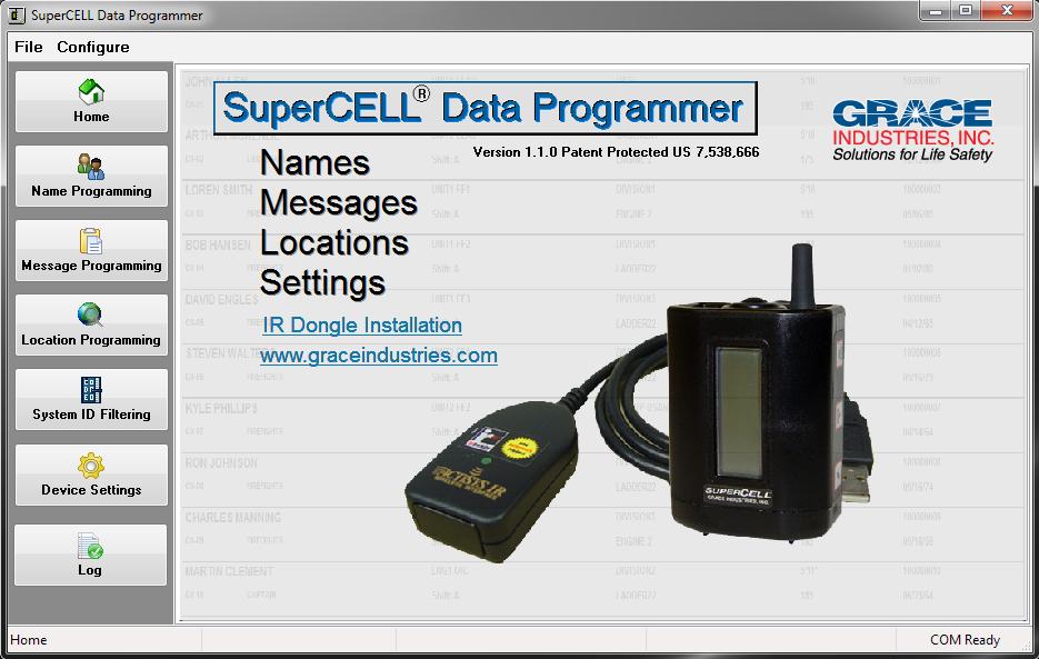 SuperCELL Data Programmer User s Guide Double left-click the SuperCELL Data Programmer icon to open the program.