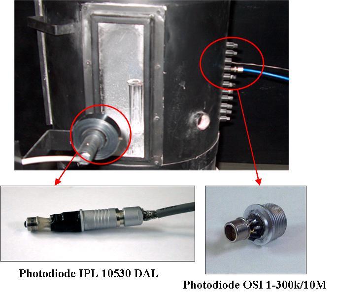 Fig. 2: The two type of photodiode used in these experiments.
