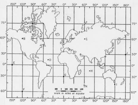 Latitude Longitude Pre-Test 1. To locate exact places on the earth, one must look at a. The intersecting lines of latitude & longitude b. The lines of latitude only c. The lines of longitude only d.