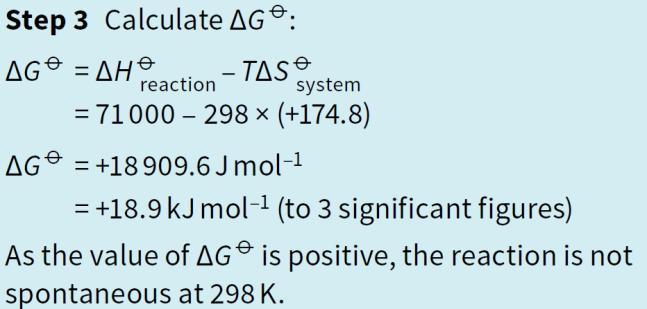 negative If the value of S system is negative in high, G is positive An endothermic reaction causes H reaction to be positive