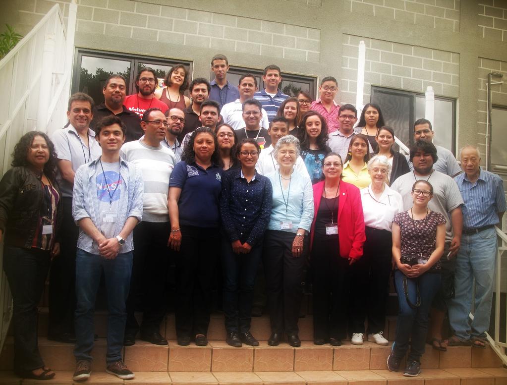 Participants of the 37th International School for Young Astronomers in Honduras The