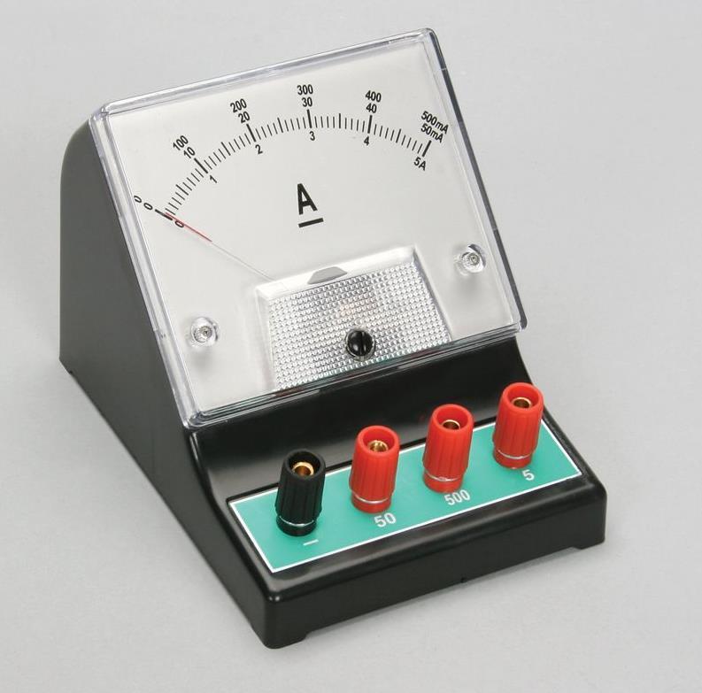 (Ex: current from a potato cell) Ammeter: used to measure the amount of