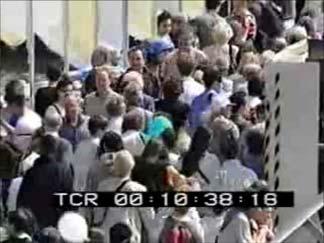 // Crowd Loading - Walking Crowd Loading Jumping/Jouncing Video clip downloaded from Youtube URL: http://www.youtube.com/watch?