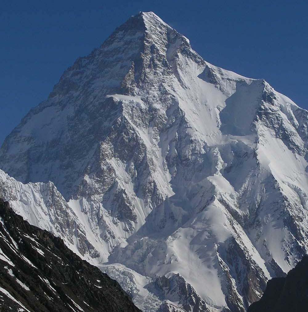 K2 (8,611 m) is the second highest mountain in the world and is regarded as one of the
