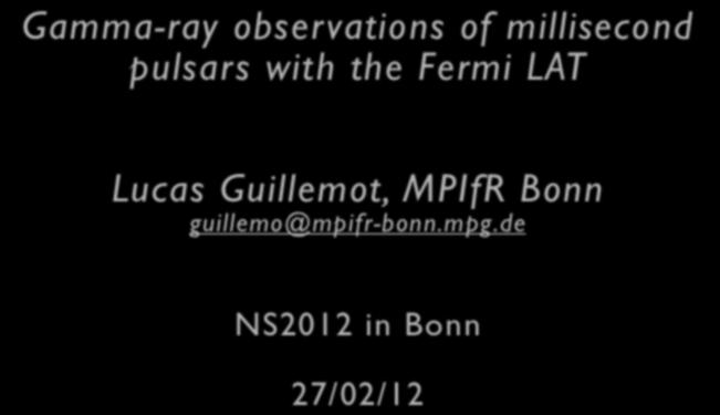 Gamma-ray observations of
