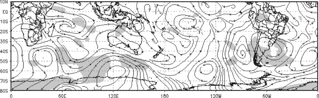 and in the storm tracks and cyclones behavior, previously analyzed, it is shown that the polar and middle latitude signals of AAO affect