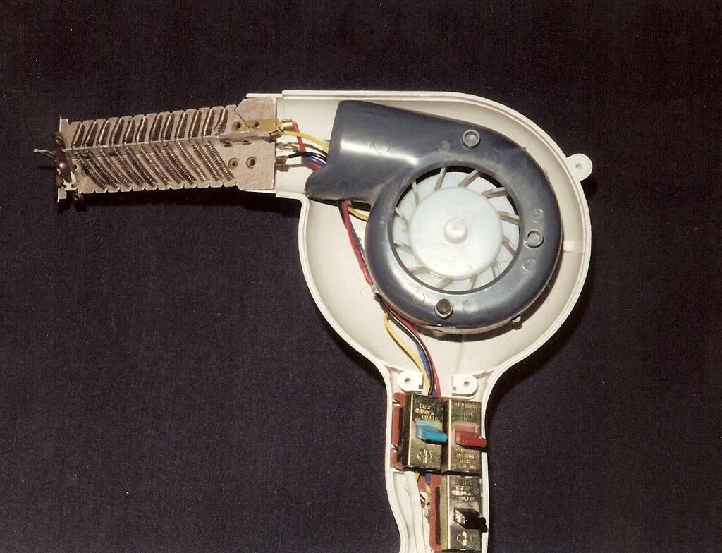 A hair drier is an example of a one entrance, one exit open system that