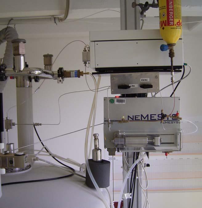 active region of spectrometer