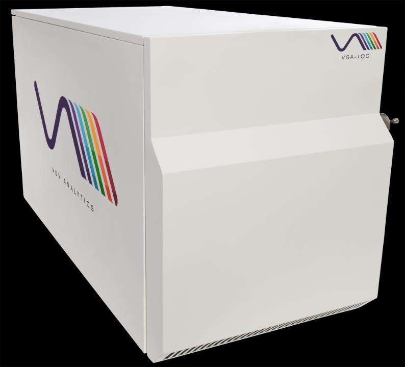The strong absorption of gas phase molecules in the VUV region of the ultraviolet spectrum (120 240 nm) provide excellent sensitivity, and the compound-specific absorption spectra provide