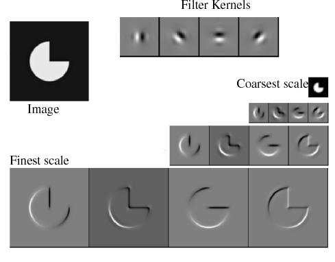 Filtered images Reprinted from Shiftable MultiScale Transforms, by