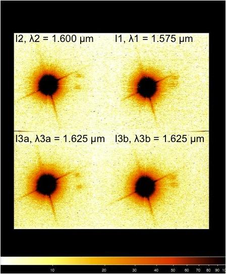 A&A proofs: manuscript no. ms Fig. 4. Left: Single raw image of a target star provided by the SDI mode of NaCo.