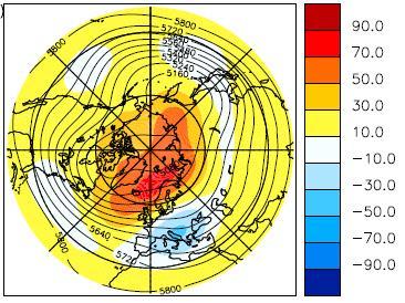 European cold winters in CMIP5 Composite Z 500 hpa for European cold