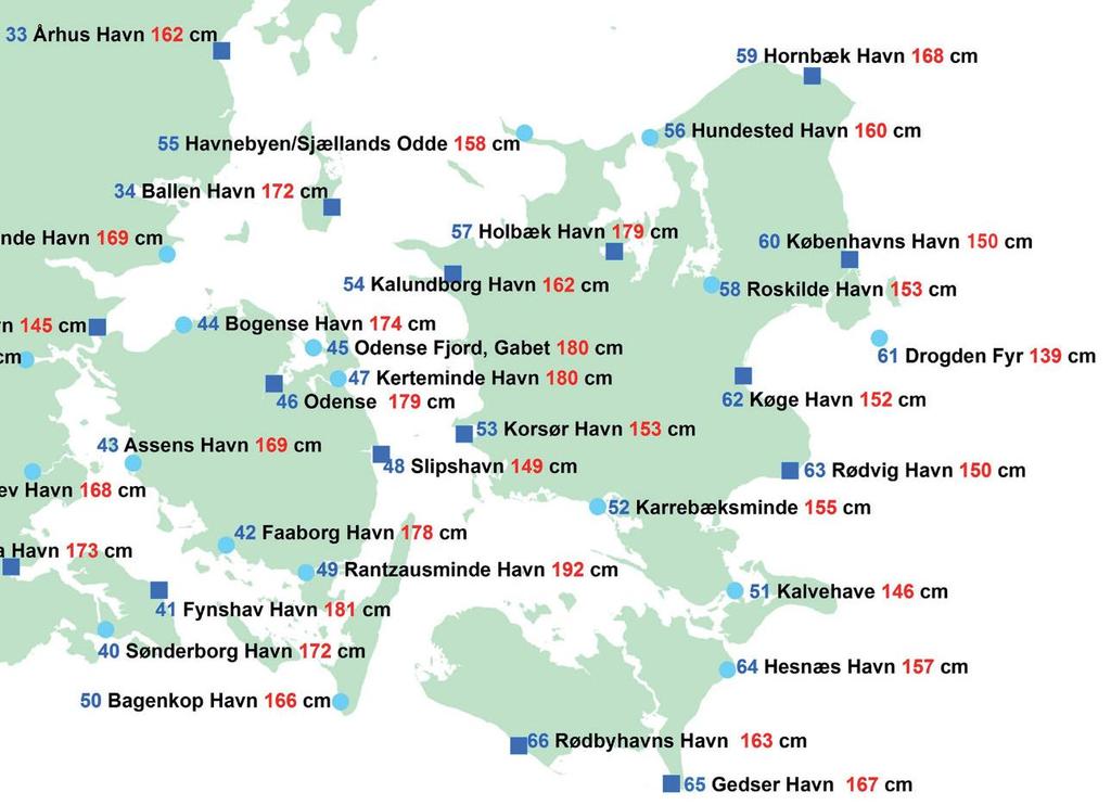 Extreme flooding in Roskildefjord and Holbækfjord, December 6/7,