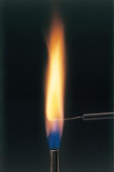 K +, Na +, Ca 2+ or NH 4 + Does the sample give a characteristic flame colour?