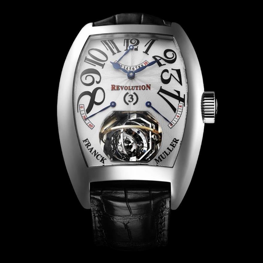 REVOLUTION 3 In 2009, after years of development, Franck Muller revolutionized the watchmaking industry by making the very first tri-axial tourbillon in the world.