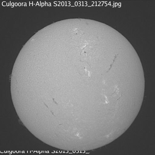 1. Label examples of sunspot umbra and penumbra, faculae, and limb darkening in the following image, which is a visible-light image of the sun: Above the photosphere
