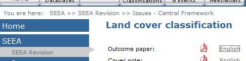 land cover database It integrates the best land cover data available (at subnational, national, regional and global level) into one