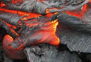 0 About Volcanoes Volcanology IMPORTANT TERMS magma Rock that is molten (in liquid form due to heating). When magma reaches the surface, it is called lava.