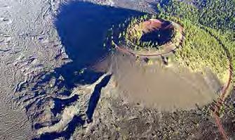 Explosive eruptions have also occurred, causing the caldera floor to collapse.