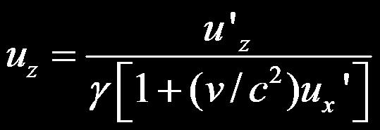 So that defining velocities as: u x = dx/dt, u y = dy/dt, u x = dx