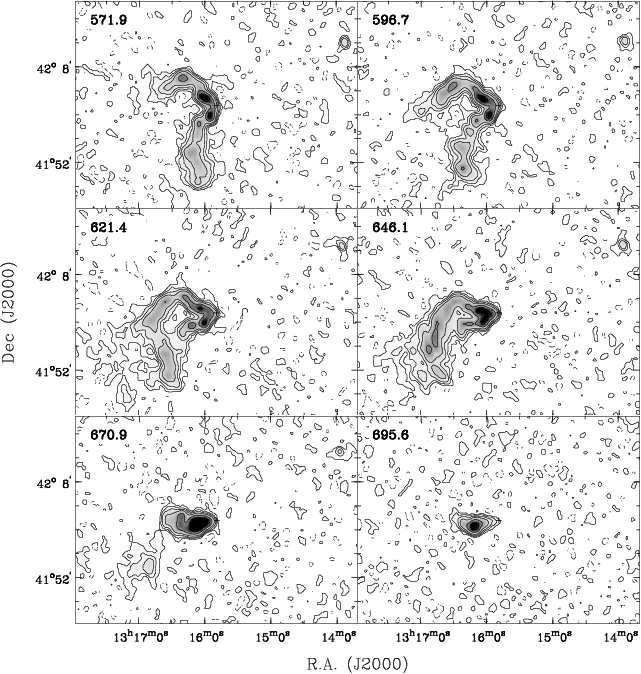 6 Giuseppina Battaglia et al.: HI study of the warped spiral galaxy NGC 5055 Figure 3: continued.
