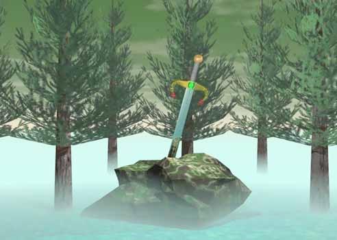 The Sword in the Stone A long time ago, a group of battle-scarred knights had gathered to discuss the future of their lands.