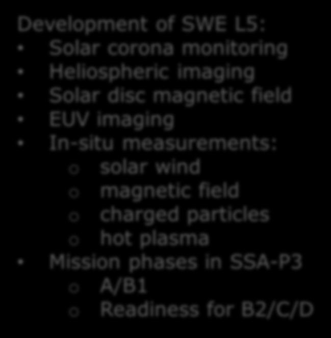 measurements: o solar wind o magnetic