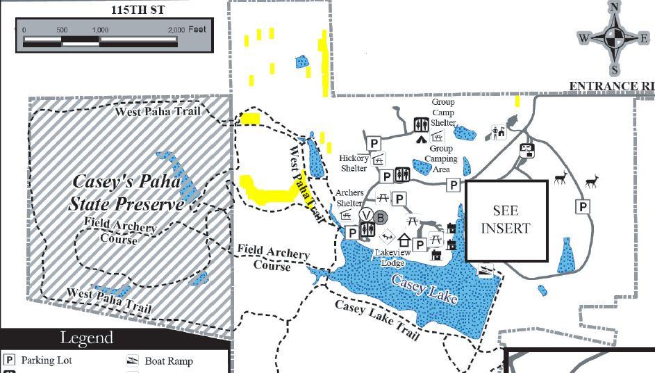 13 Figure 4. This is the Hickory Hills Park map.
