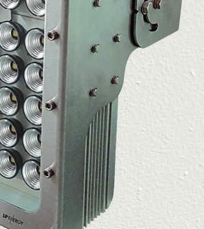 The FS999 series floodlights provides a 65% energy savings (equal to 220 kwh) compliance to