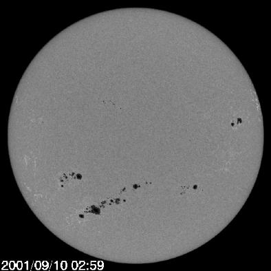 vs. 5800K) Sunspot Number Number & locations change daily Can