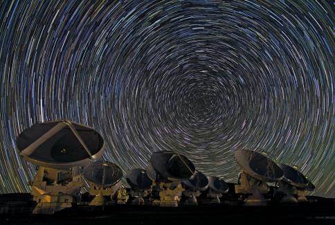 Space Telescopes Newest addition, Atacama desert Chile 66 dishes designed to