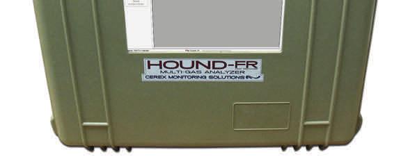 Hound Se ries Analyzers are equipped with an integrated touchscreen interface and computer running user familiar Windows opera ng system.