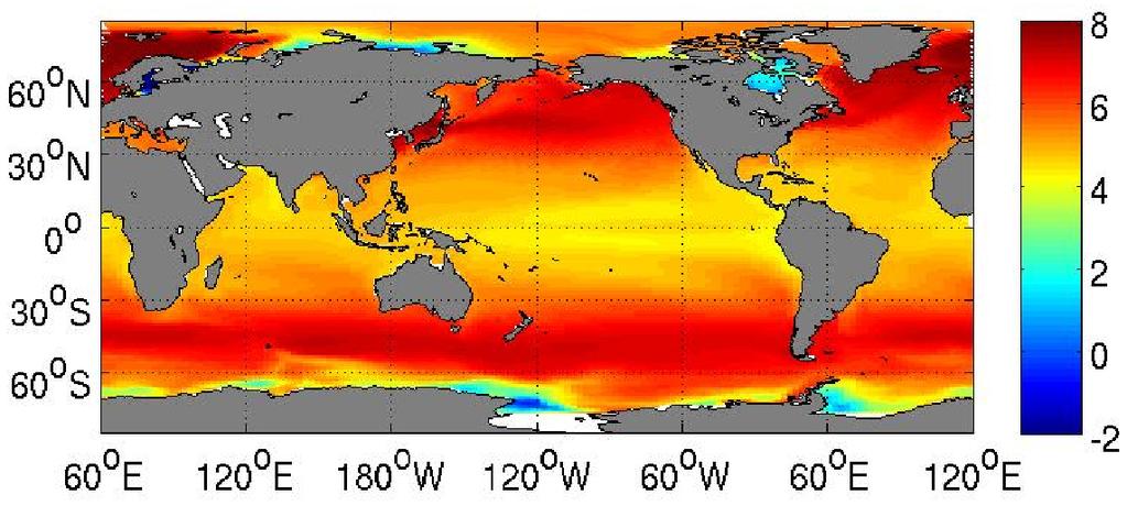 Significance of future feedback in the equatorial Pacific CO 2 Accumulated (21-299) regional oceanic CO 2 uptake due to change in atmospheric CO 2 (solid-colors) and change in climate (shadedcolors).