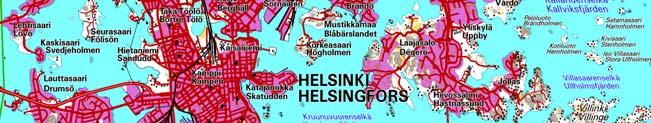 Finnish-speaking majority (Finnish names above
