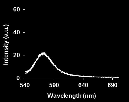 4 4 + GSH 4 + HCys 4 + Cys Figure S15: Fluorescence emission spectra of probe 4 (5 µm) in the