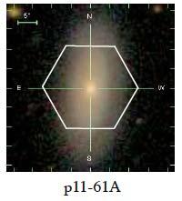 Well Suited to Nearby Galaxies Examples from SDSS IV MaNGA survey 61 fiber MaNGA IFU (2 fibers) has 22.