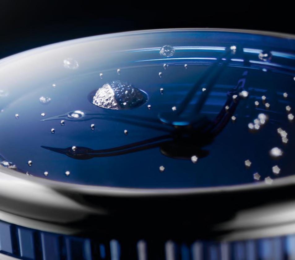 49 DB25 Moon Phase Starry Sky DB2105 calibre Mechanical hand-wound movement Hours, minutes De Bethune spherical moon phase at 12 o clock Linear power-reserve indication on the back 40 mm white gold