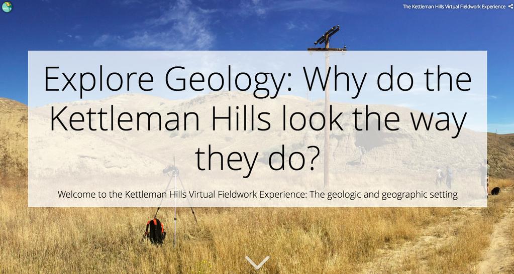 Exploring geology: The story of the rocks and landscape of the Kettleman Hills Table of contents Lesson Plan Details Overview Overarching question Driving questions for students Module description