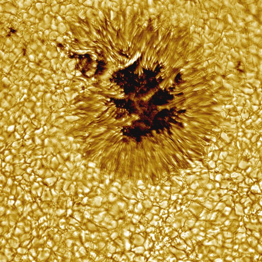 13 Sunspot photo Close up image of sunspot and