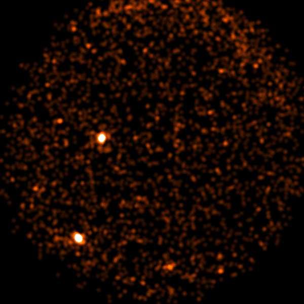 However, this source is not listed in the LAT -year point source catalog [11] and may have been a false detection caused by the strong, diffuse Galactic gamma-ray emission present in this region.